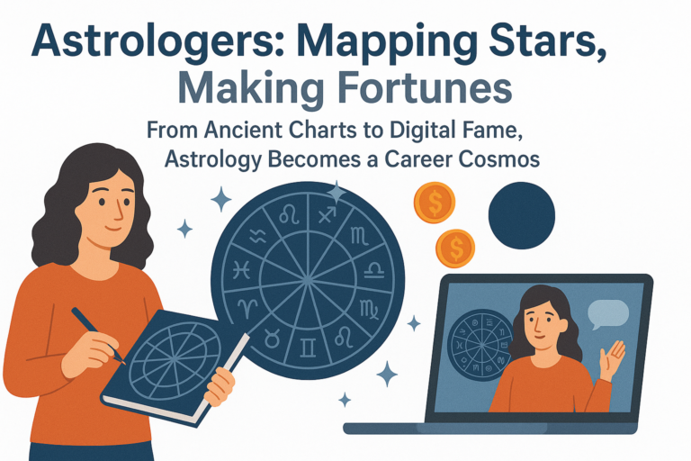 Astrologers: Mapping Stars, Making Fortunes From Ancient Charts to Digital Fame, Astrology Becomes a Career Cosmos